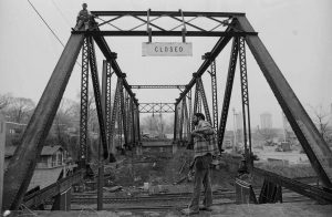 Raleigh, Boylan Avenue Bridge Demolition, 1982